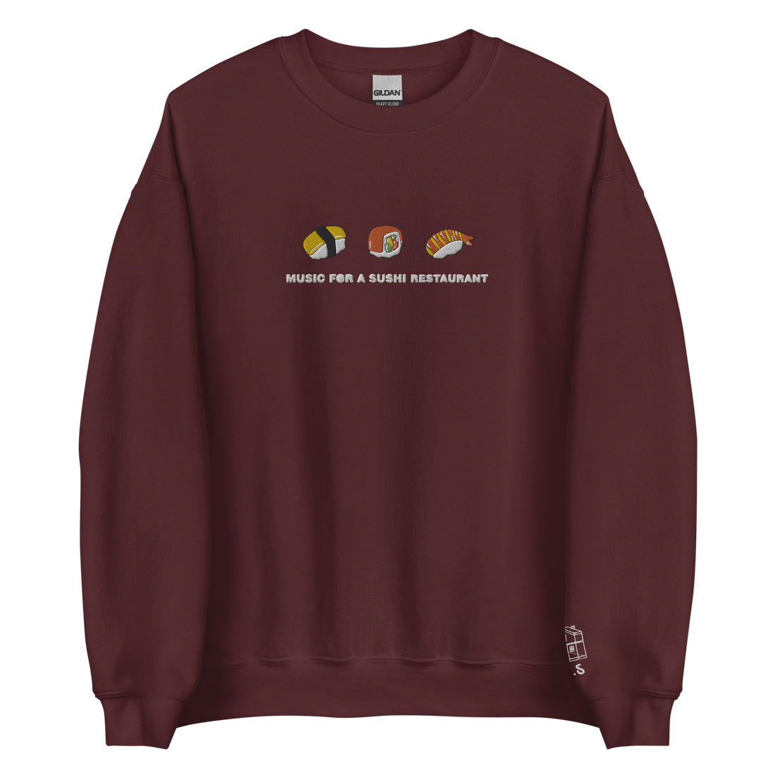 Music For A Sushi Restaurant - Embroidered Crew neck