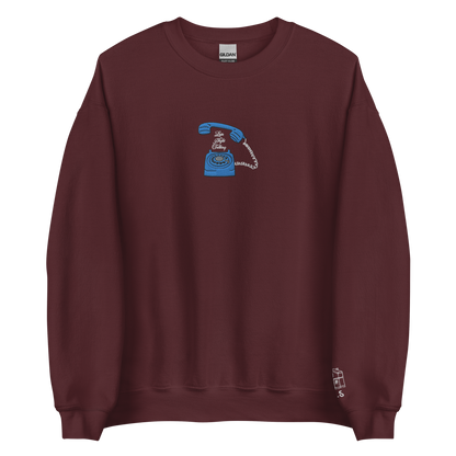 Late Night Talking - Embroidered Crew Neck