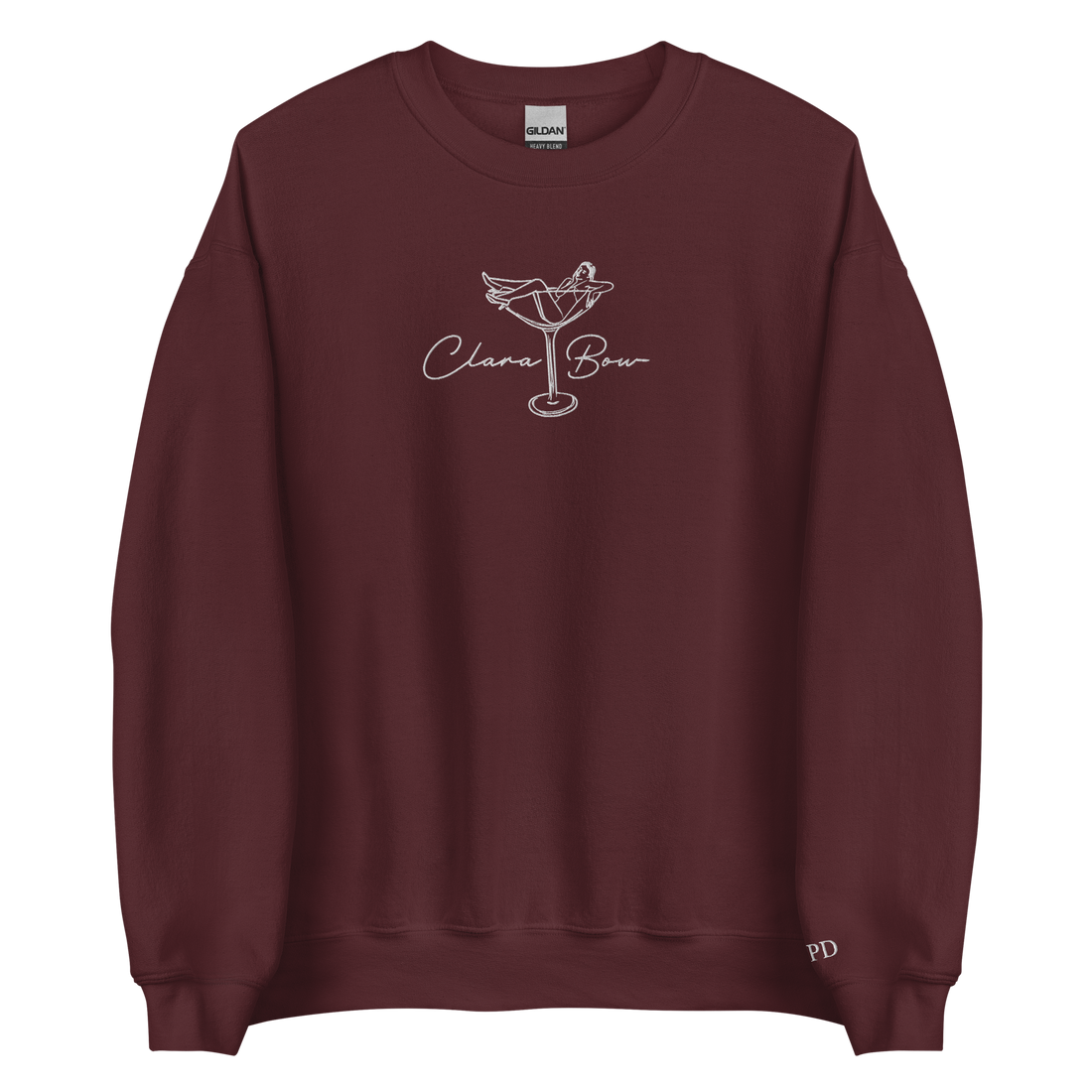 Clara Bow - Embroidered Crew Neck