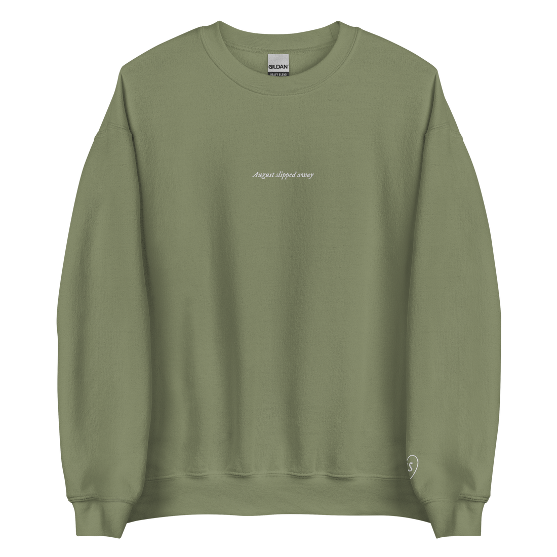 August slipped away - Embroidered Crew Neck