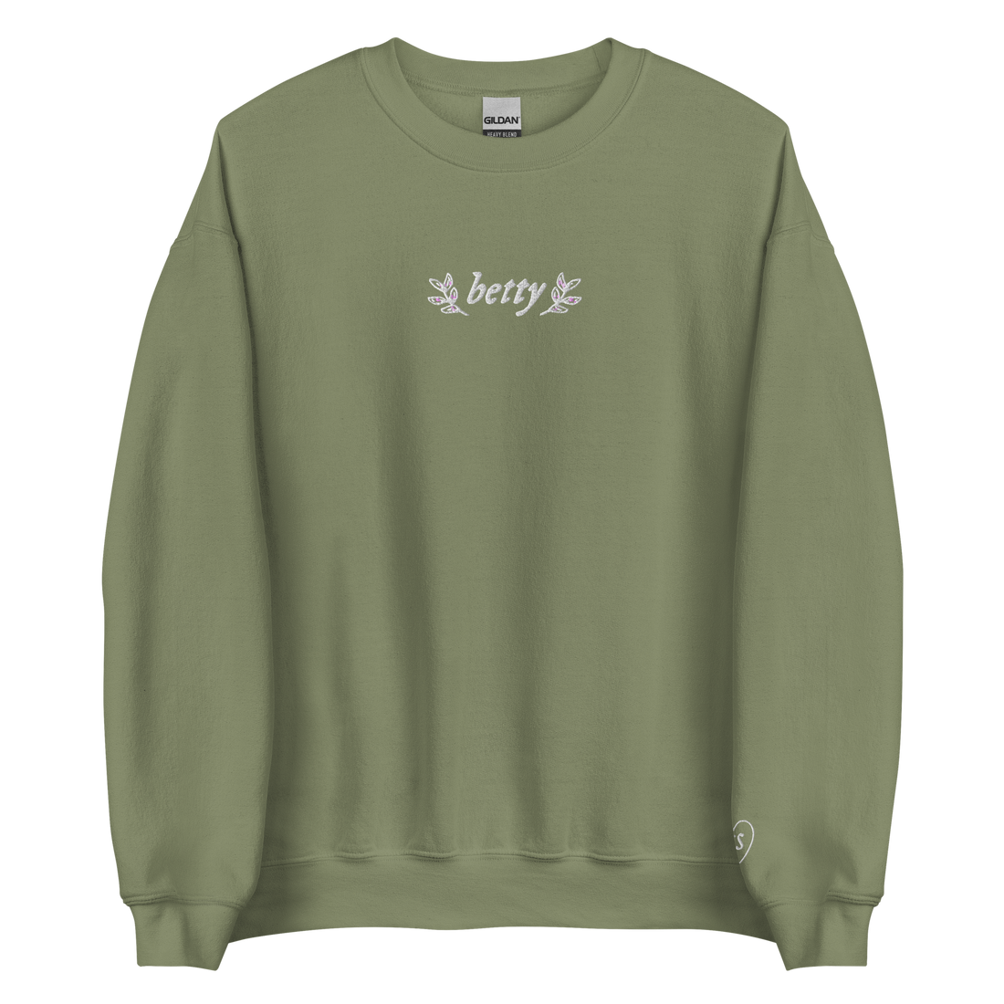 Betty - Embroidered Crew Neck