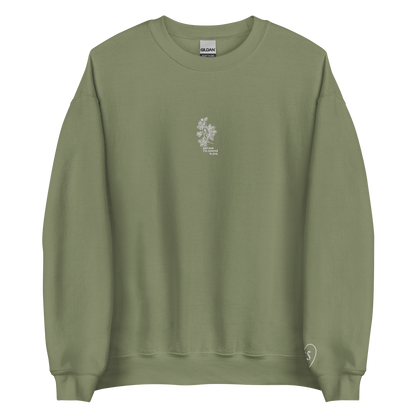 now i’m covered in you (ivy) - Embroidered Crew Neck