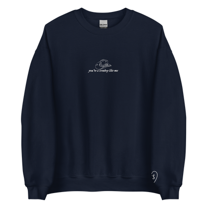 cowboy like me - Embroidered Crew Neck