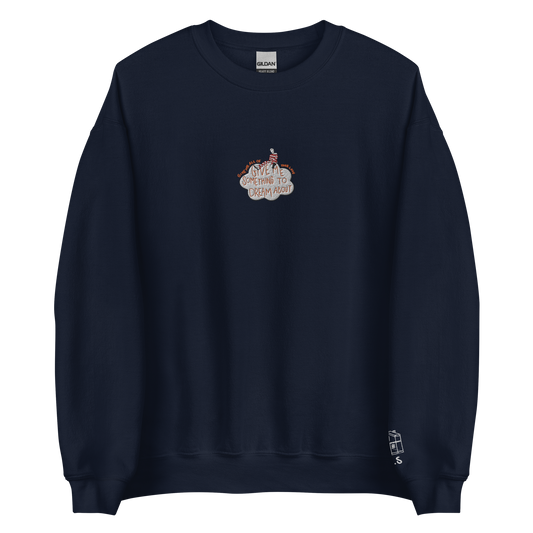 Daydreaming - Embroidered Crew Neck