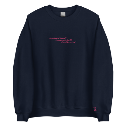 grateful all the time - Embroidered Crew Neck