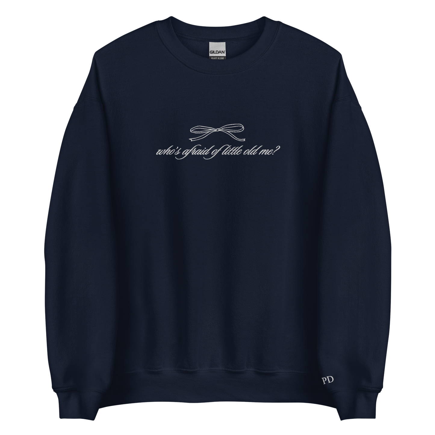 Little Old Me - Embroidered Crew Neck