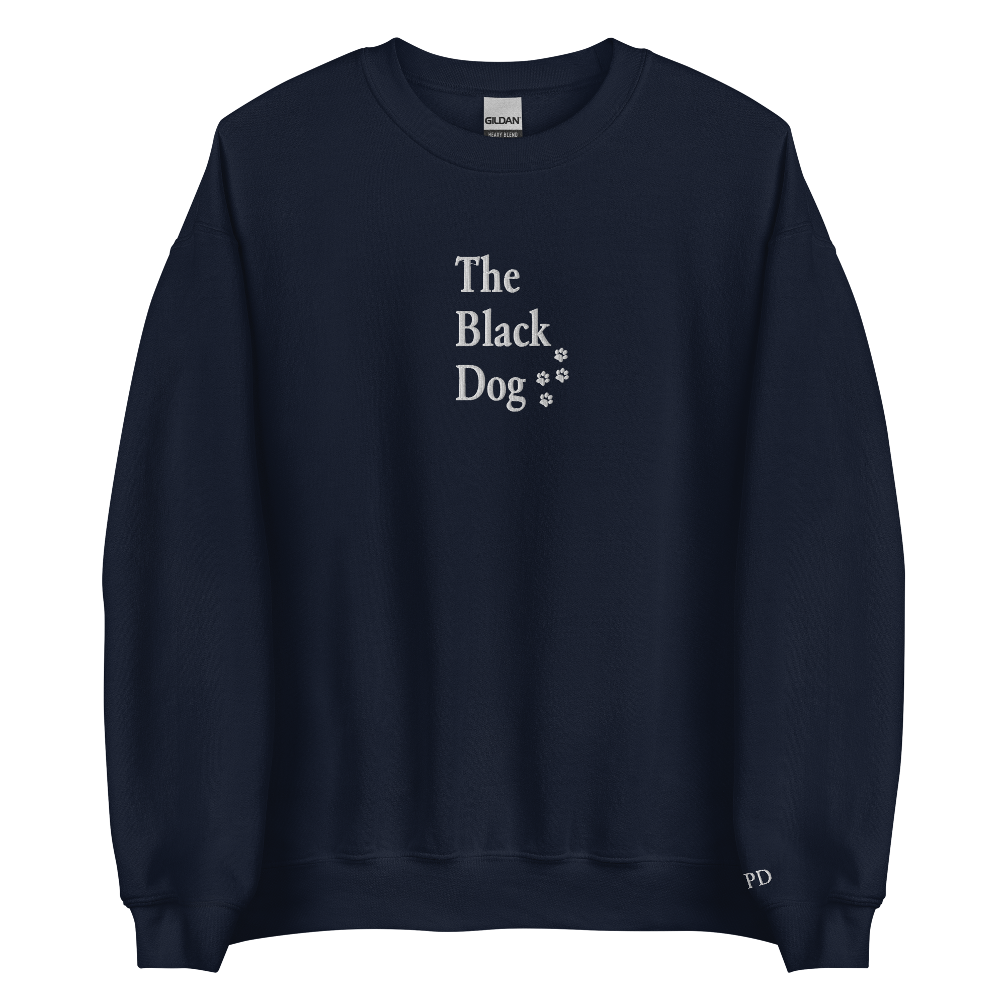 The Black Dog - Embroidered Crew Neck