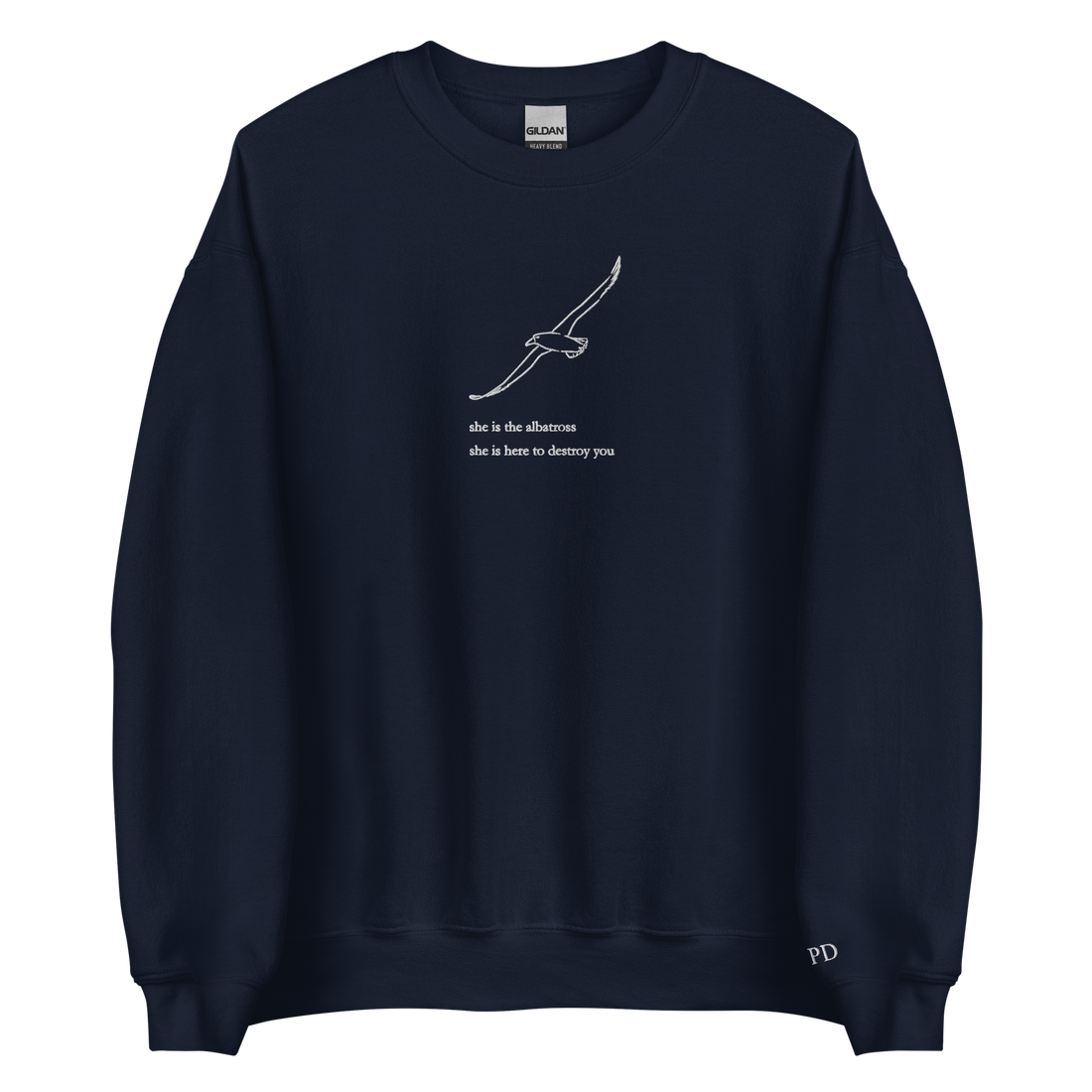 The Albatross - Embroidered Crew Neck