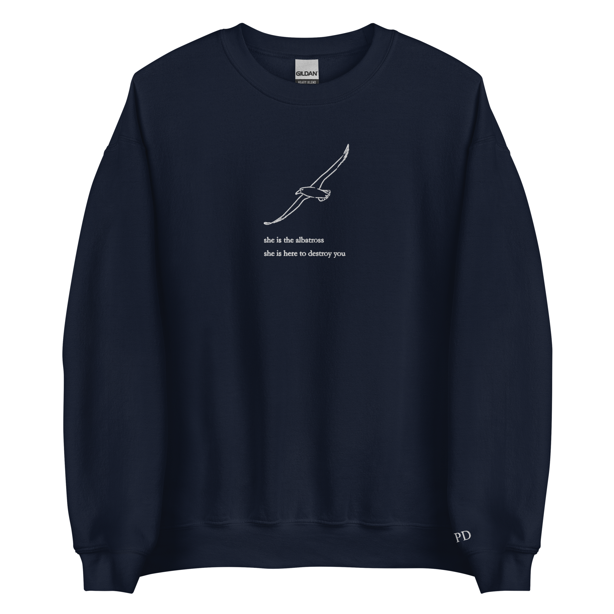 The Albatross - Embroidered Crew Neck