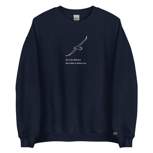 The Albatross - Embroidered Crew Neck