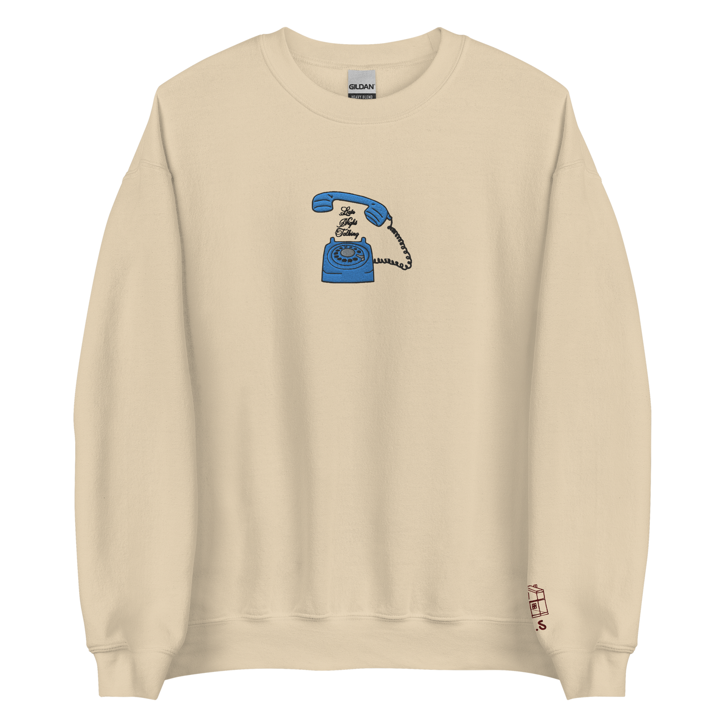 Late Night Talking - Embroidered Crew Neck