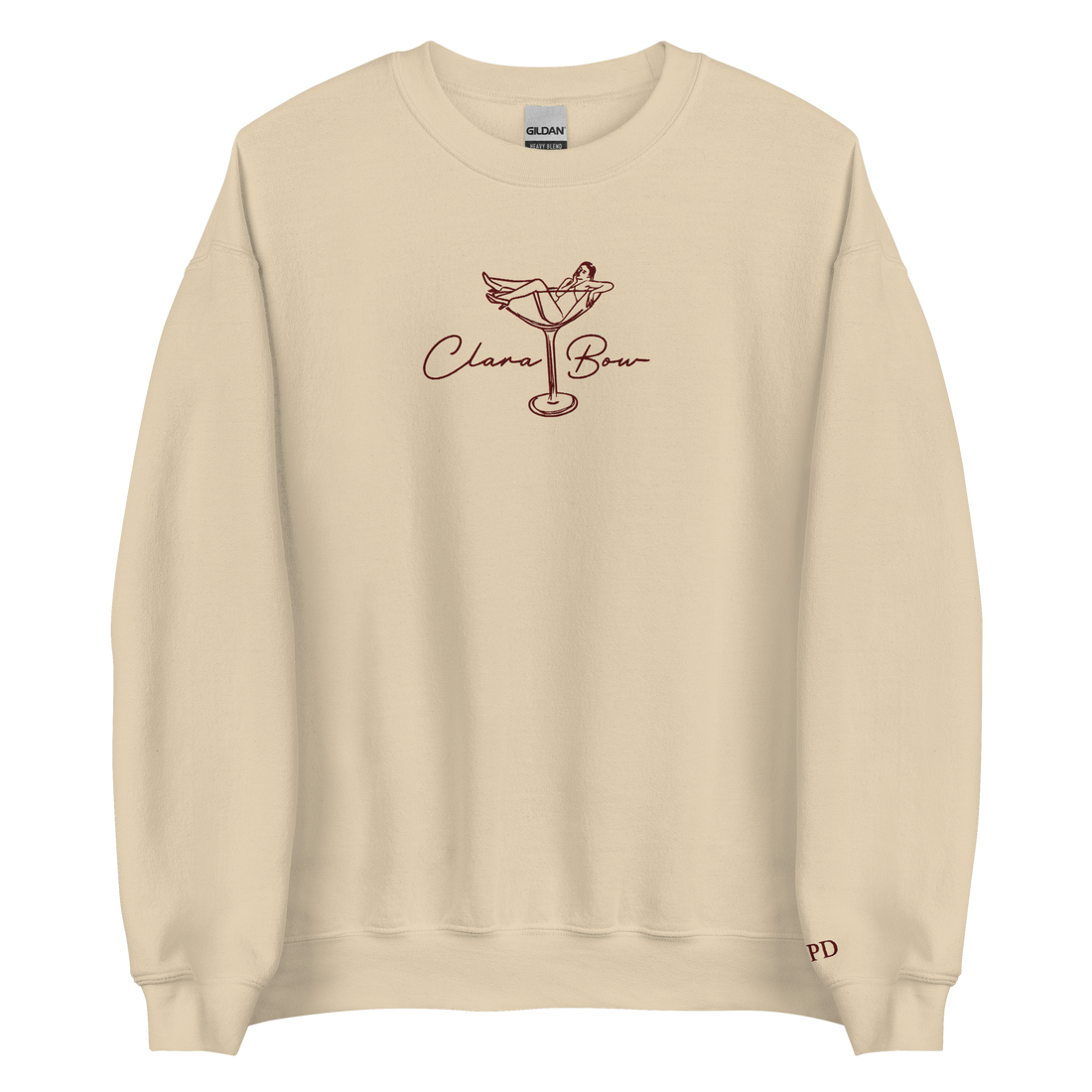 Clara Bow - Embroidered Crew Neck