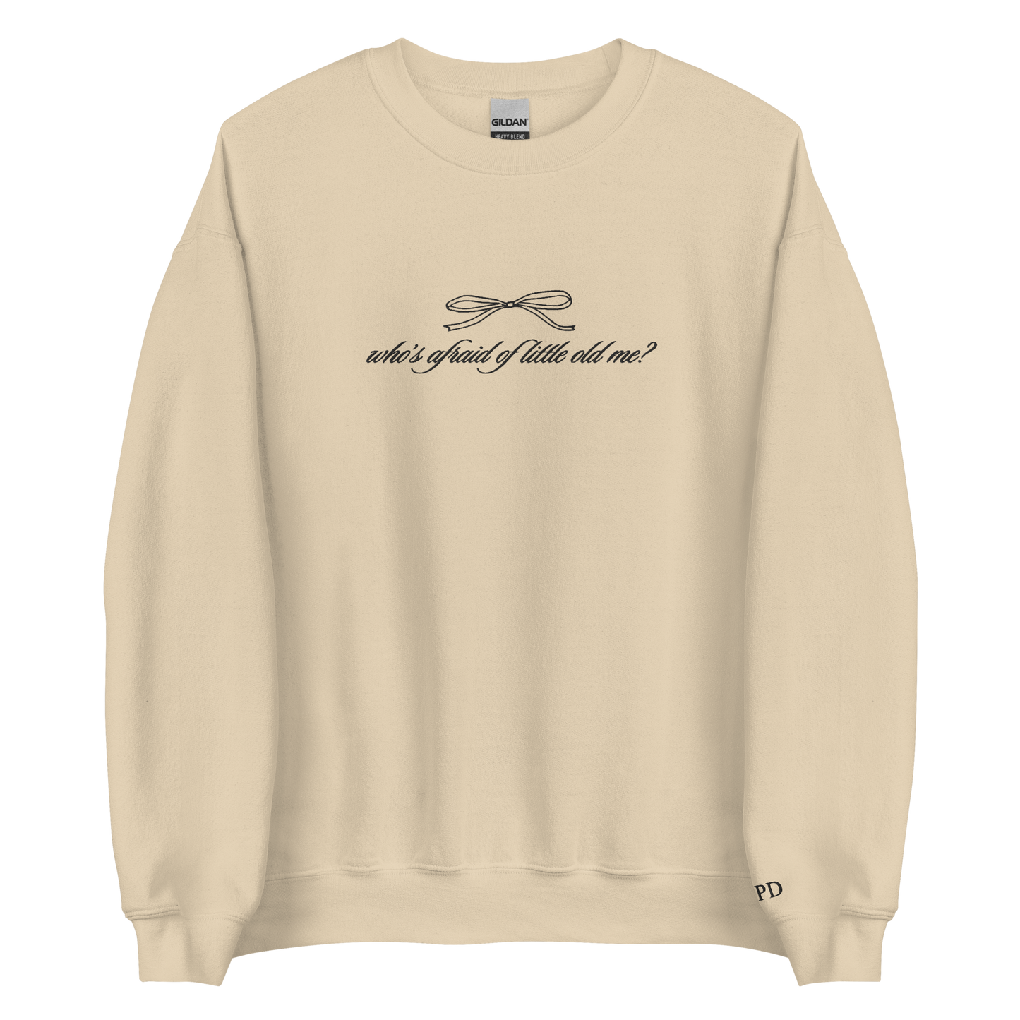 Little Old Me - Embroidered Crew Neck