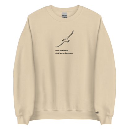 The Albatross - Embroidered Crew Neck