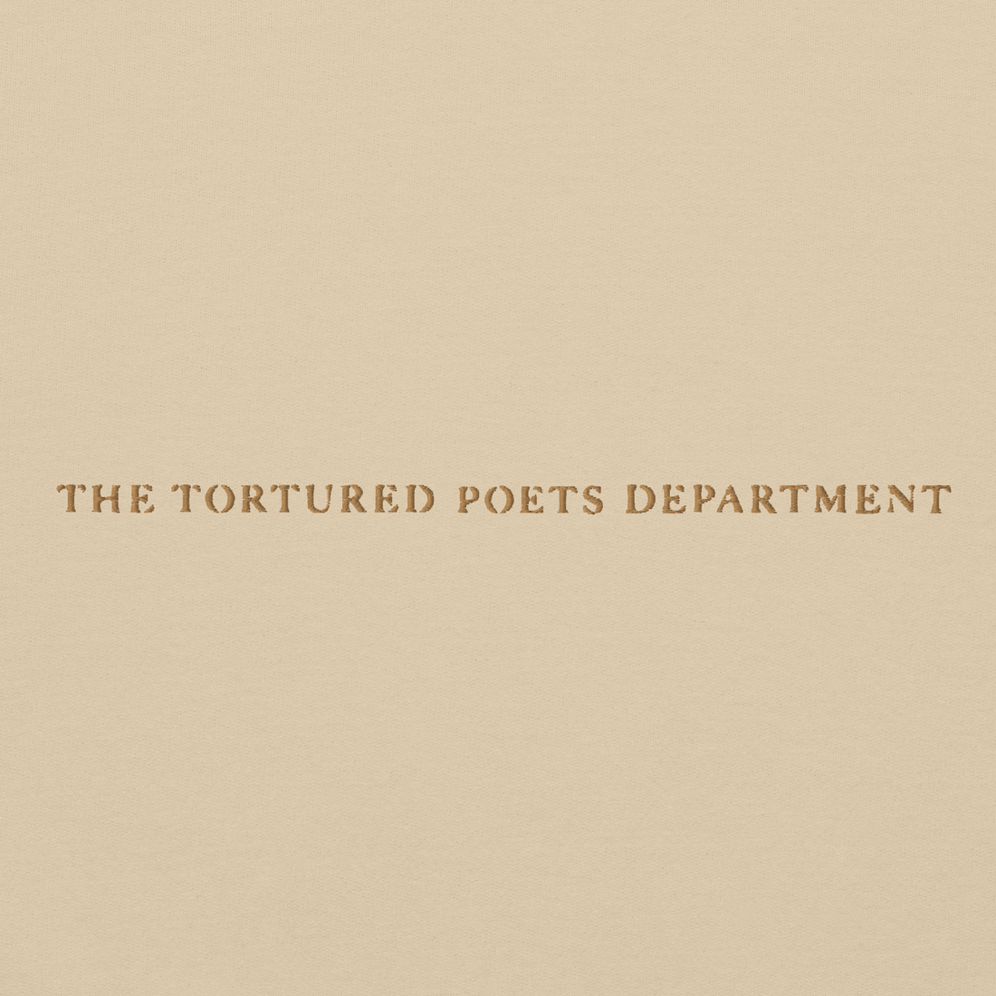 The Tortured Poets Department - Embroidered Crew Neck