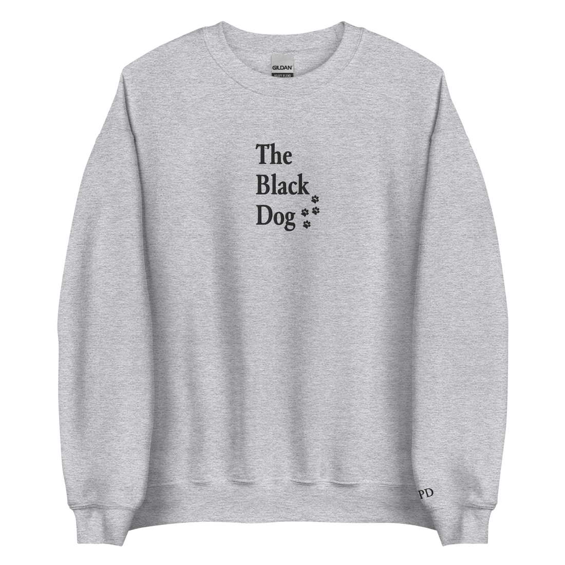 The Black Dog - Embroidered Crew Neck