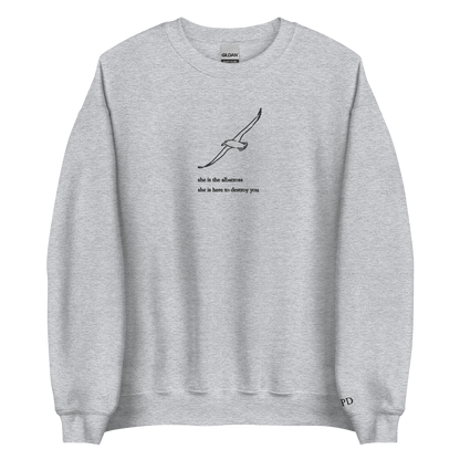 The Albatross - Embroidered Crew Neck