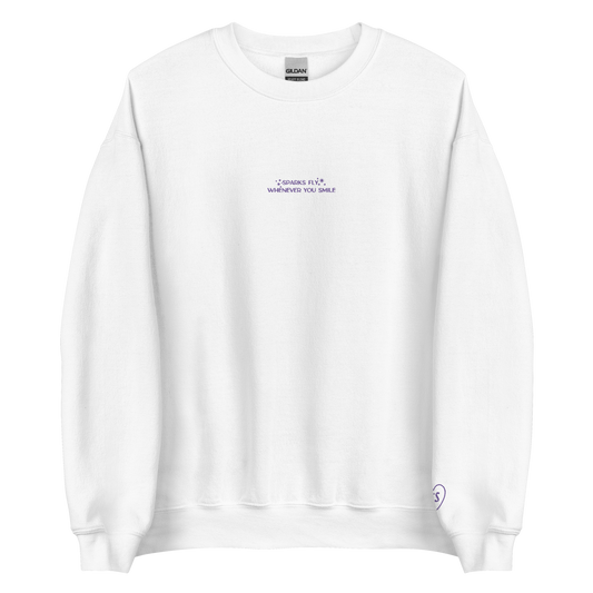 Sparks Fly - Embroidered Crew Neck
