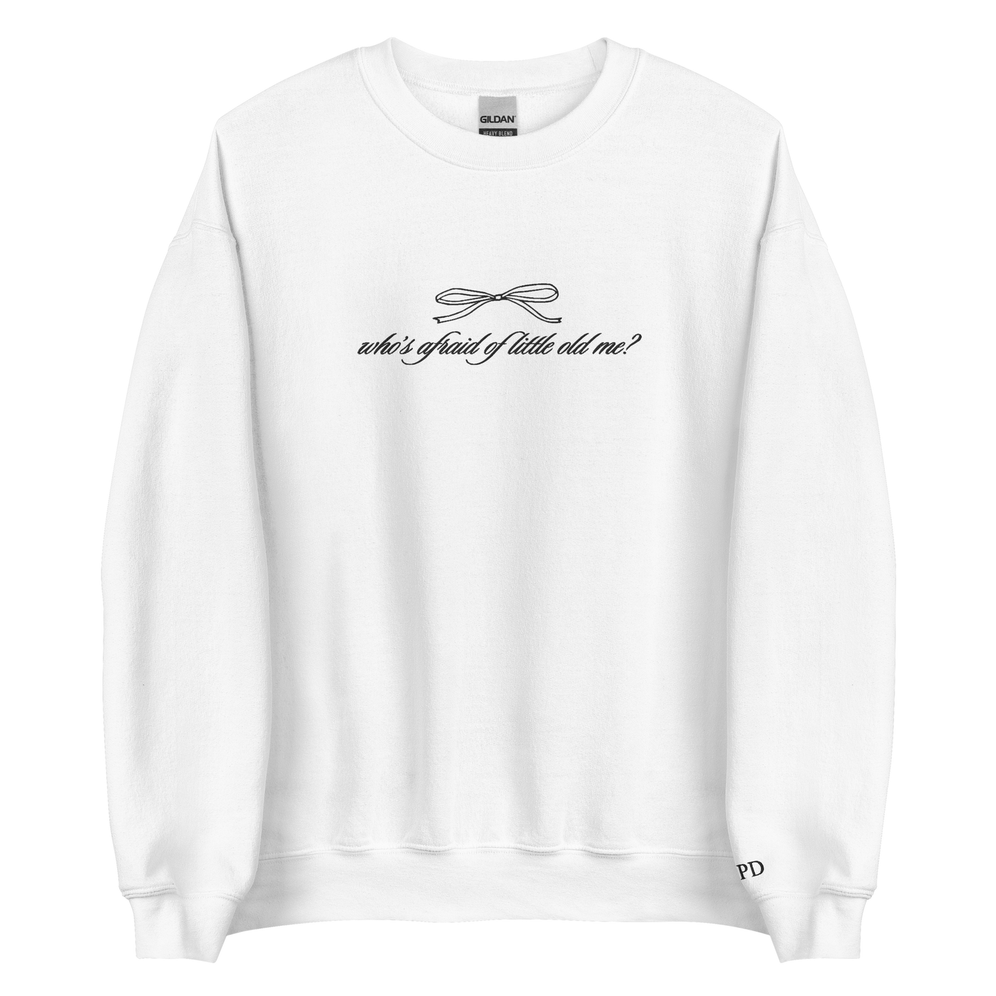 Little Old Me - Embroidered Crew Neck