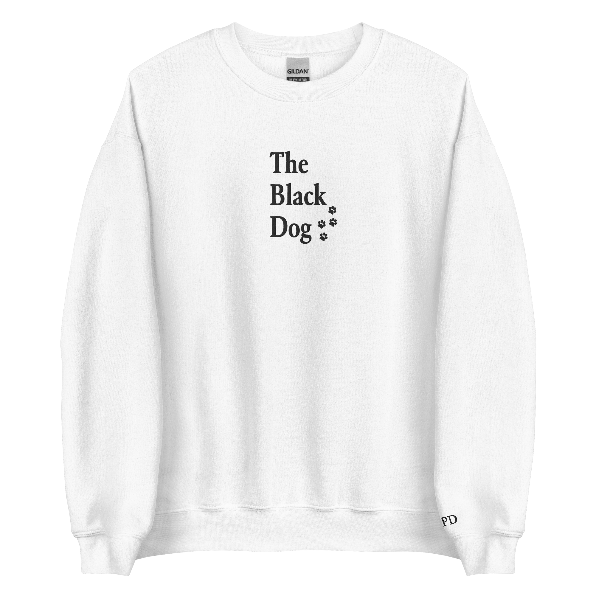 The Black Dog - Embroidered Crew Neck