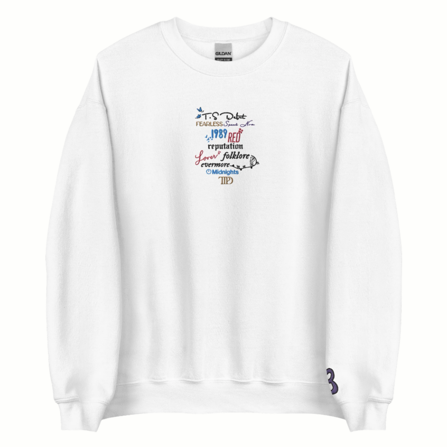 T.S Eras - Embroidered Crew Neck