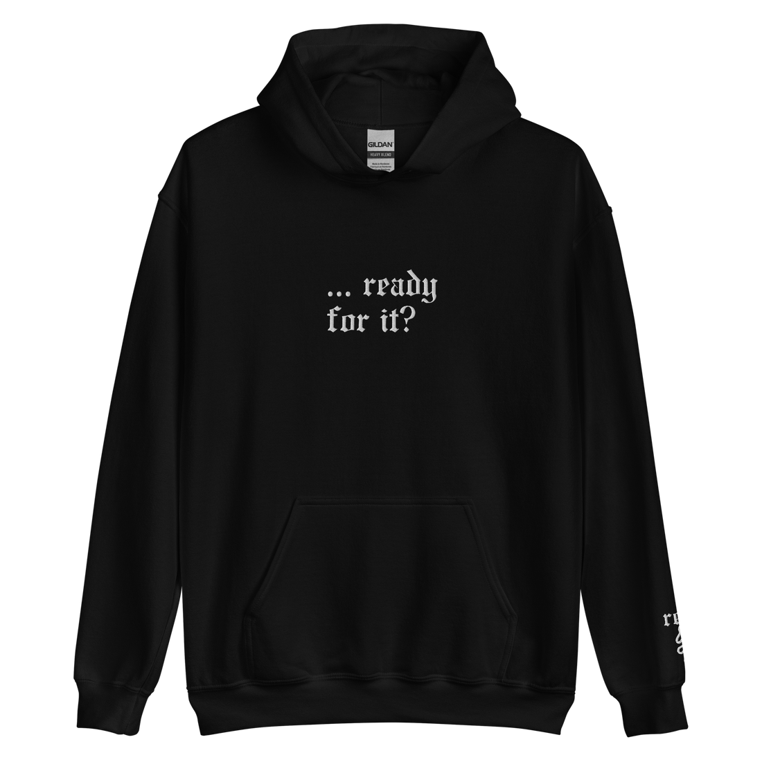 … ready for it? - Embroidered Hoodie