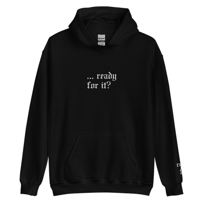 … ready for it? - Embroidered Hoodie