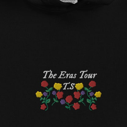 Surprise Songs Flowers - Embroidered Hoodie