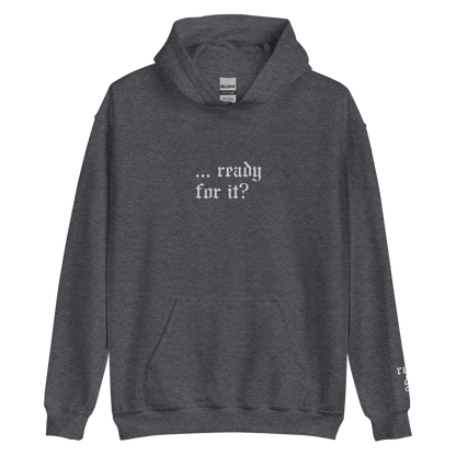 … ready for it? - Embroidered Hoodie