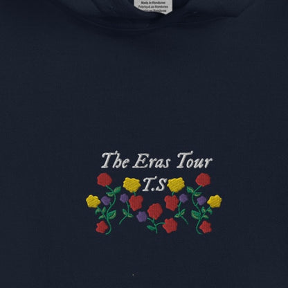 Surprise Songs Flowers - Embroidered Hoodie